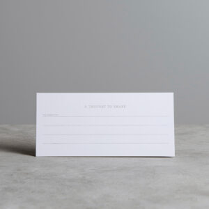 25 Cards • A Thought To Share