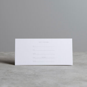 25 Cards • Gift Voucher