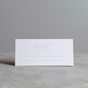 25 Cards • What Did You Love Most