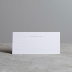 25 Cards • With Our Compliments