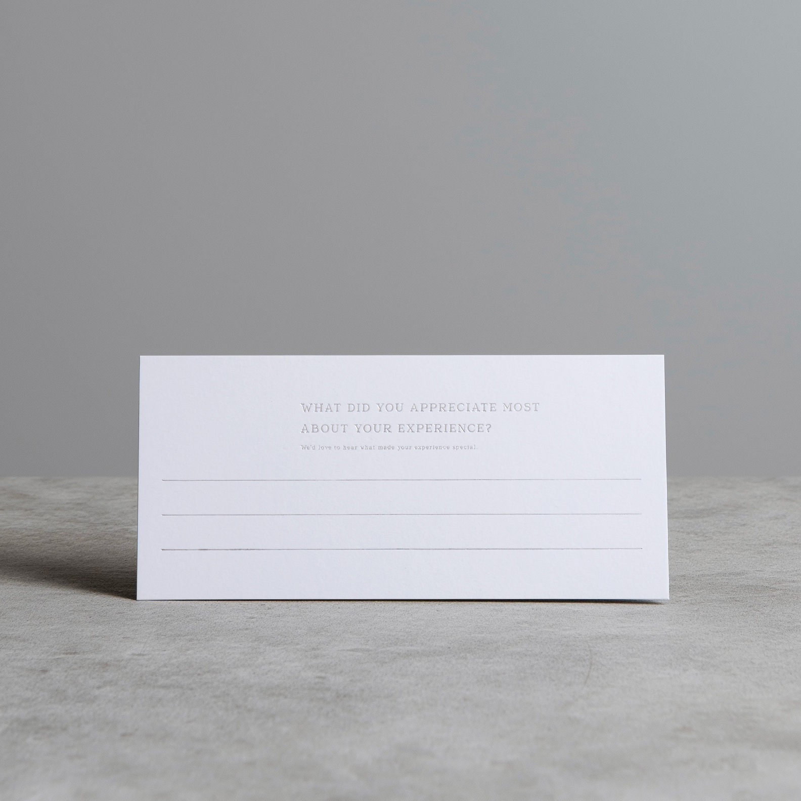25 Cards • What Did You Appreciate Most